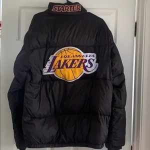 Los Angeles Lakers Stater bubble jacket
